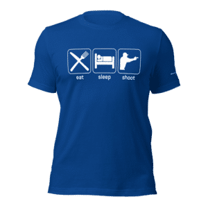 Eat Sleep Shoot – Practical Shooter Lifestyle T-Shirt